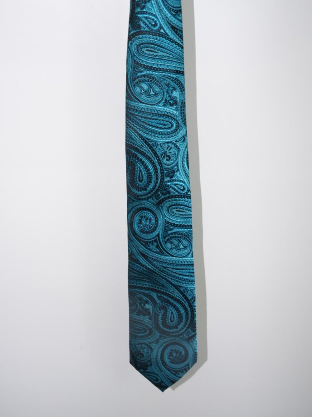 Countess Mara Teal Paisley Tie